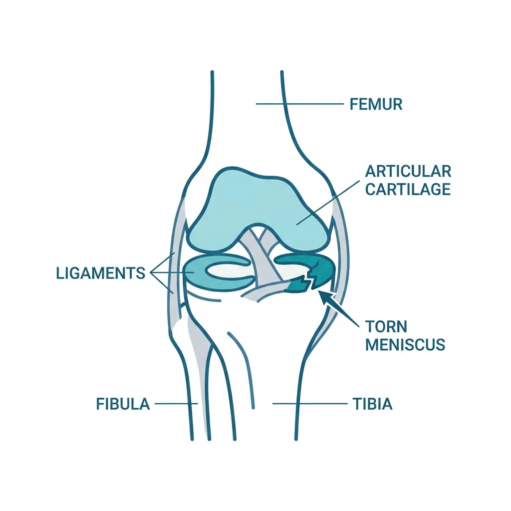 Meniscal Tear illustration